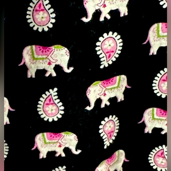 Vera Bradley Elephants Print Pajama Lounge Pants - Size Large. - Picture 2 of 3